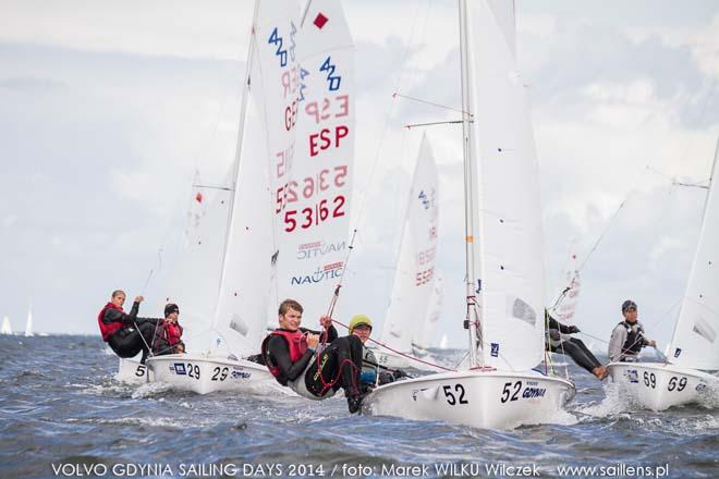 Harry Whitaker and Grattan Roberts (IRL-54509) - 420 and 470 Junior European Championships 2014, Day 2 ©  Wilku – www.saillens.pl